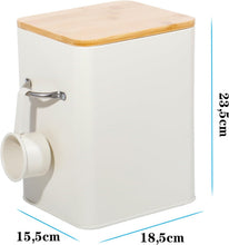Lade das Bild in den Galerie-Viewer, Waschmittel Aufbewahrung 6.5L, Metall Waschpulver Box, Aufbewahrungsbox für Hundefutter, Katzenfutter, Kaffeebohnen