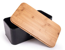 Lade das Bild in den Galerie-Viewer, Brotkasten mit Deckel, Großer Knäckebrot Box aus Metall, Brotaufbewahrungsbox , Brot,Kekse Lange Aufbewahren und Trocken Halten(42cm)