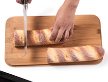 Lade das Bild in den Galerie-Viewer, Brotbox mit Deckel, Großer Knäckebrot Box aus Metall, Brotaufbewahrungsbox , Brot,Kekse Lange Aufbewahren und Trocken Halten(Schwarz-30cm)