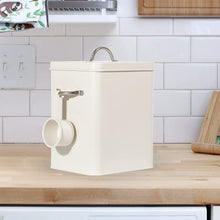 Lade das Bild in den Galerie-Viewer, Waschmittel Aufbewahrung 6.5L, Metall Waschpulver Box, Aufbewahrungsbox für Hundefutter, Katzenfutter, Kaffeebohnen
