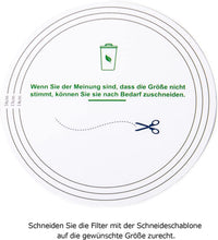 Lade das Bild in den Galerie-Viewer, extra Dicke Aktivkohlefilter für Biomülleimer Küche, 10 Stück
