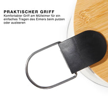 Lade das Bild in den Galerie-Viewer, 3L Badezimmer Mülleimer mit deckel, Mülleimer Bad mit Absenkautomatik (Soft Close)
