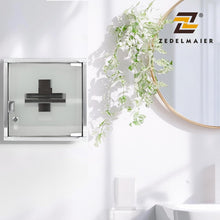 Lade das Bild in den Galerie-Viewer, Medizinschrank mit Fachböden, Wand-Medizinbox aus Edelstahl 30 x 30 x 12 cm（2 Fächer）
