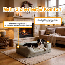 Lade das Bild in den Galerie-Viewer, Orthopädisches Hundebett für mittelgroße &amp; grosse Hunde, dickes &amp; waschbares Hundekissen, ergonomisches Hundebetten mit abnehmbarem Bezug, kratzfestes &amp; wasserdichtes Hundekorb
