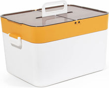 Lade das Bild in den Galerie-Viewer, Medizinschrank Gross, Erste Hilfe Kasten, Hausapotheke Box, Medikamenten Aufbewahrung XXL, Medizinbox Vintage
